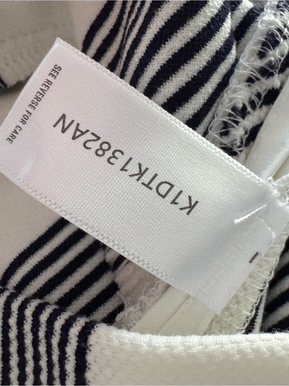 Anthropologie bishop + young Black and White Striped Twist-Front Top - Picture 11 of 13